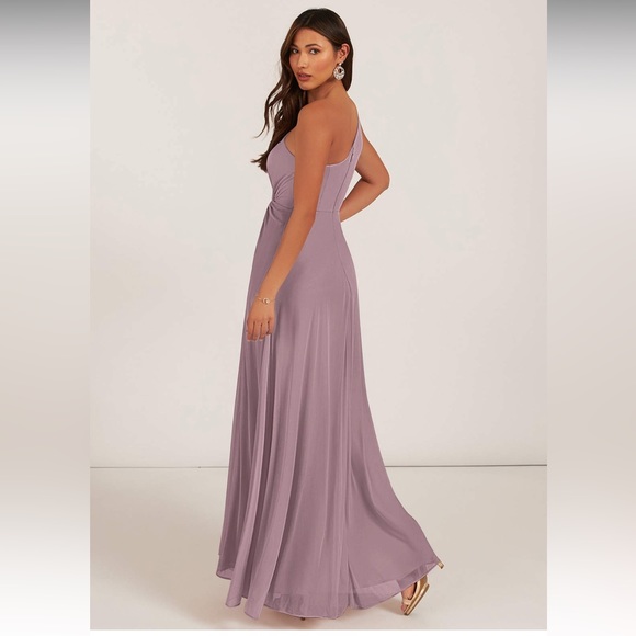 Azazie Style Brooke Hazelnut Bridesmaid Dress - Picture 4 of 11